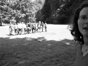 Amy Potthast and VISTA trainees, Oxbow Park